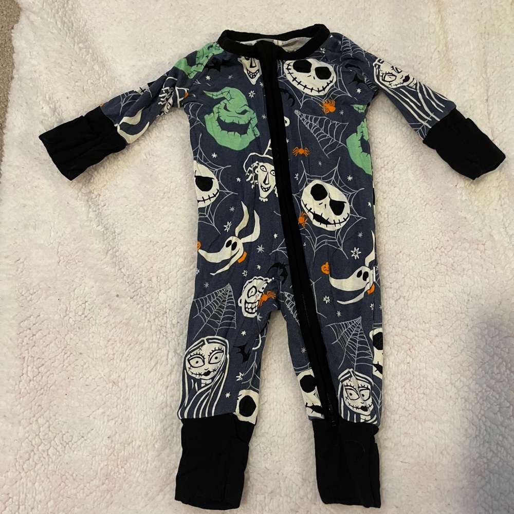 Little sleepies Nightmare Before Christmas zippy